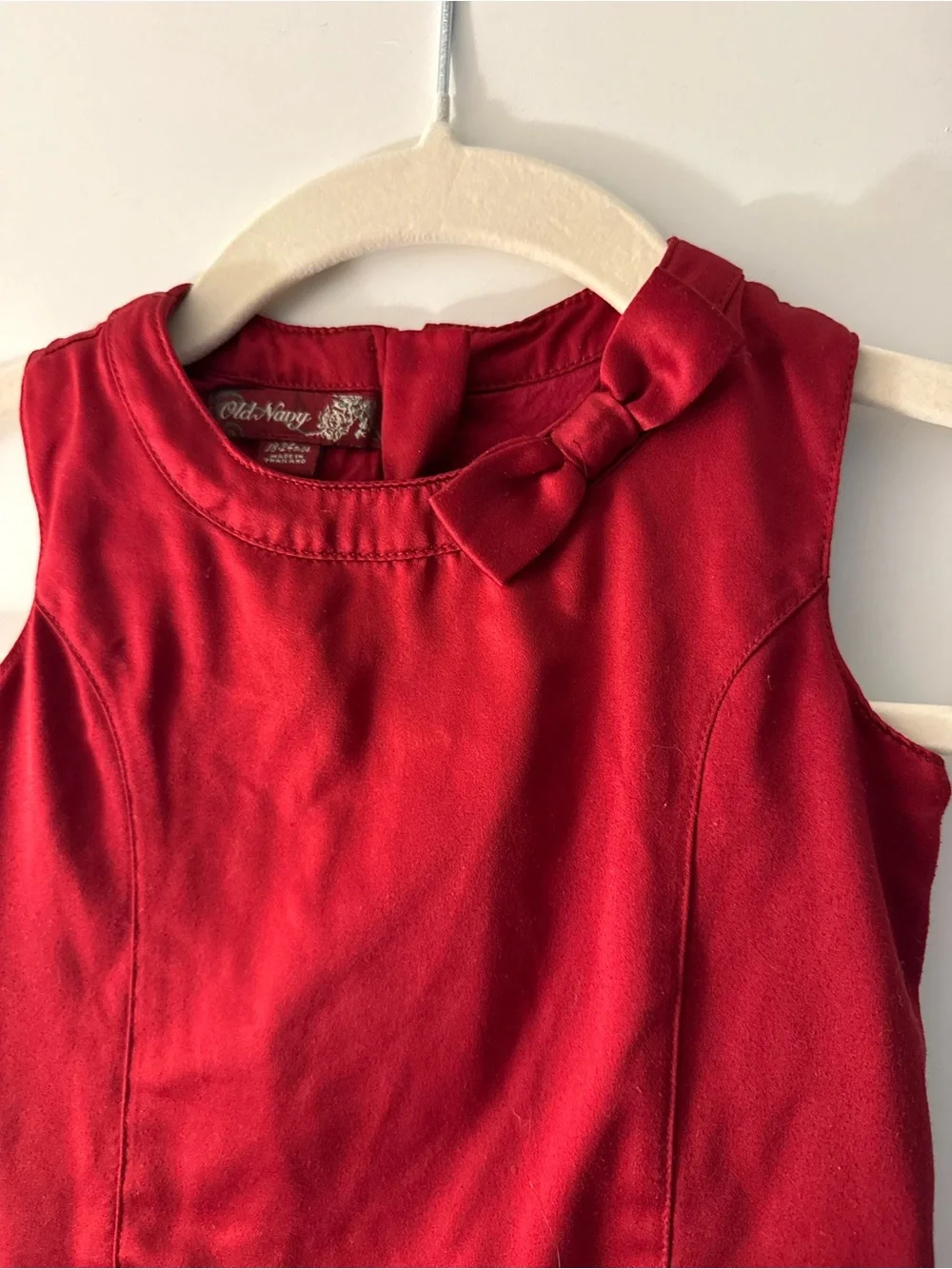 Old Navy Red Tiered Sleeveless Dress